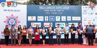 Các nhà tài trợ cho sự kiện NEU Career Expo 2019